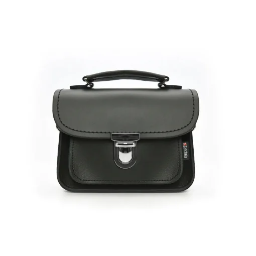Zatchels Handmade Leather Luna Ivy Green Small Handbag